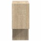 vidaXL Ράφι Τοίχου Επιτοίχιο Sonoma Δρυς 55 x 15 x 35 εκ.