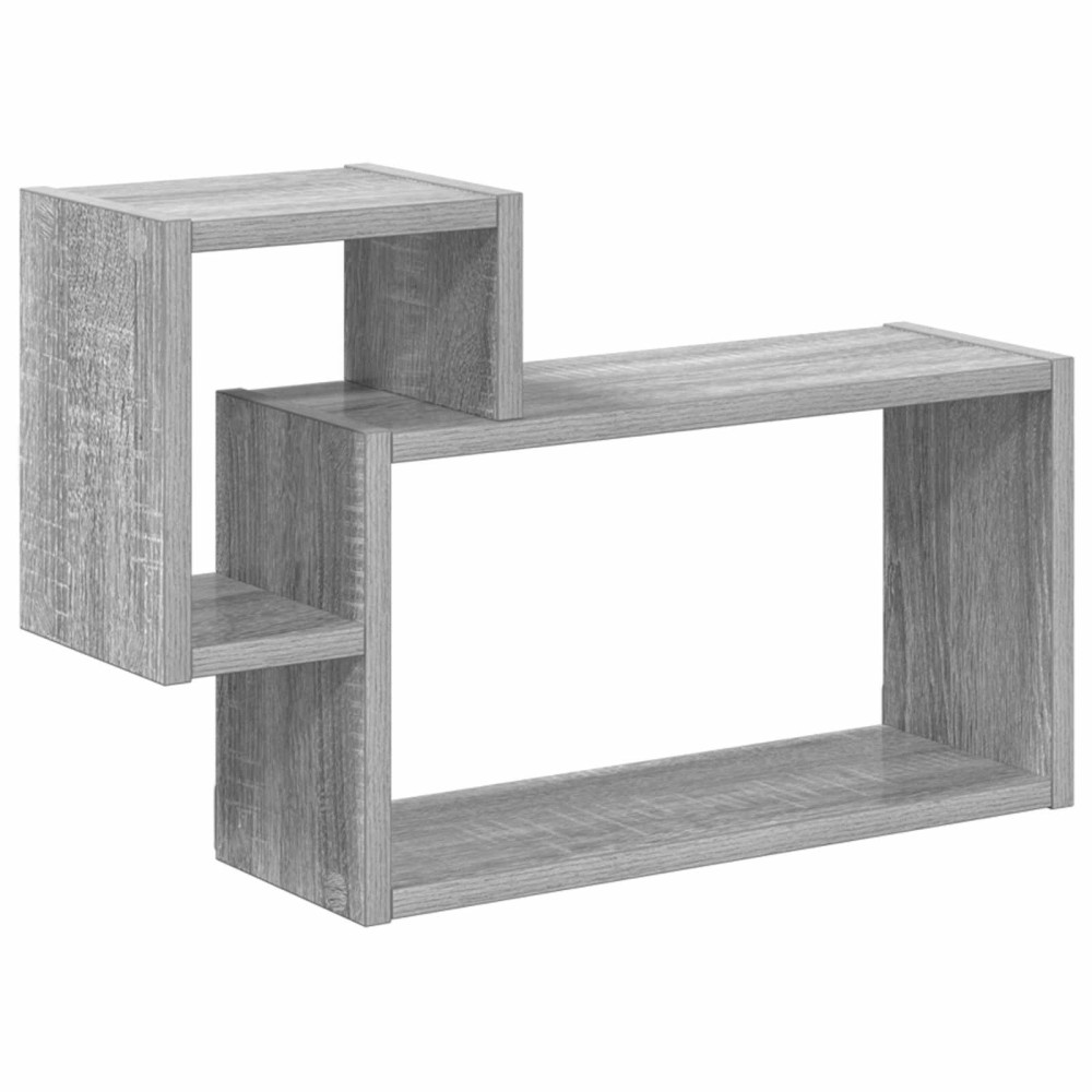 vidaXL Ράφι Τοίχου Επιτοίχιο Γκρι Sonoma 55 x 15 x 35 εκ.