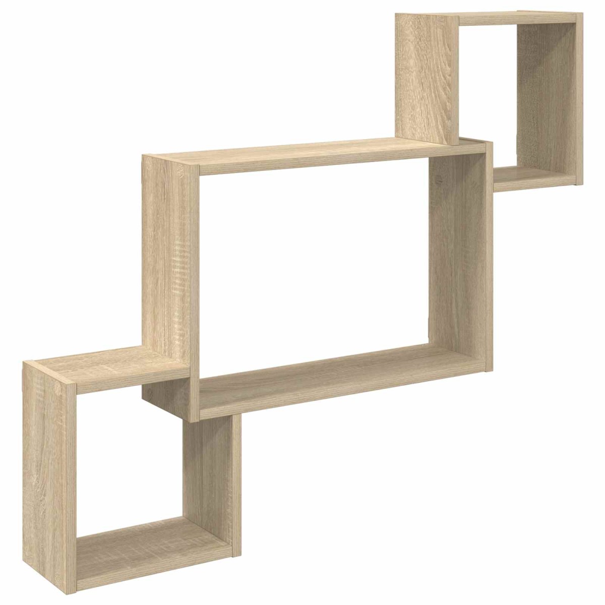 vidaXL Ράφι Τοίχου Επιτοίχιο Sonoma Δρυς 91,5 x 15 x 76 εκ