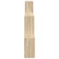 vidaXL Ράφι Τοίχου Επιτοίχιο Sonoma Δρυς 91,5 x 15 x 76 εκ