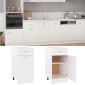 vidaXL Ντουλάπι με Συρτάρι Λευκό 40x46x81,5 εκ. Μοριοσανίδα