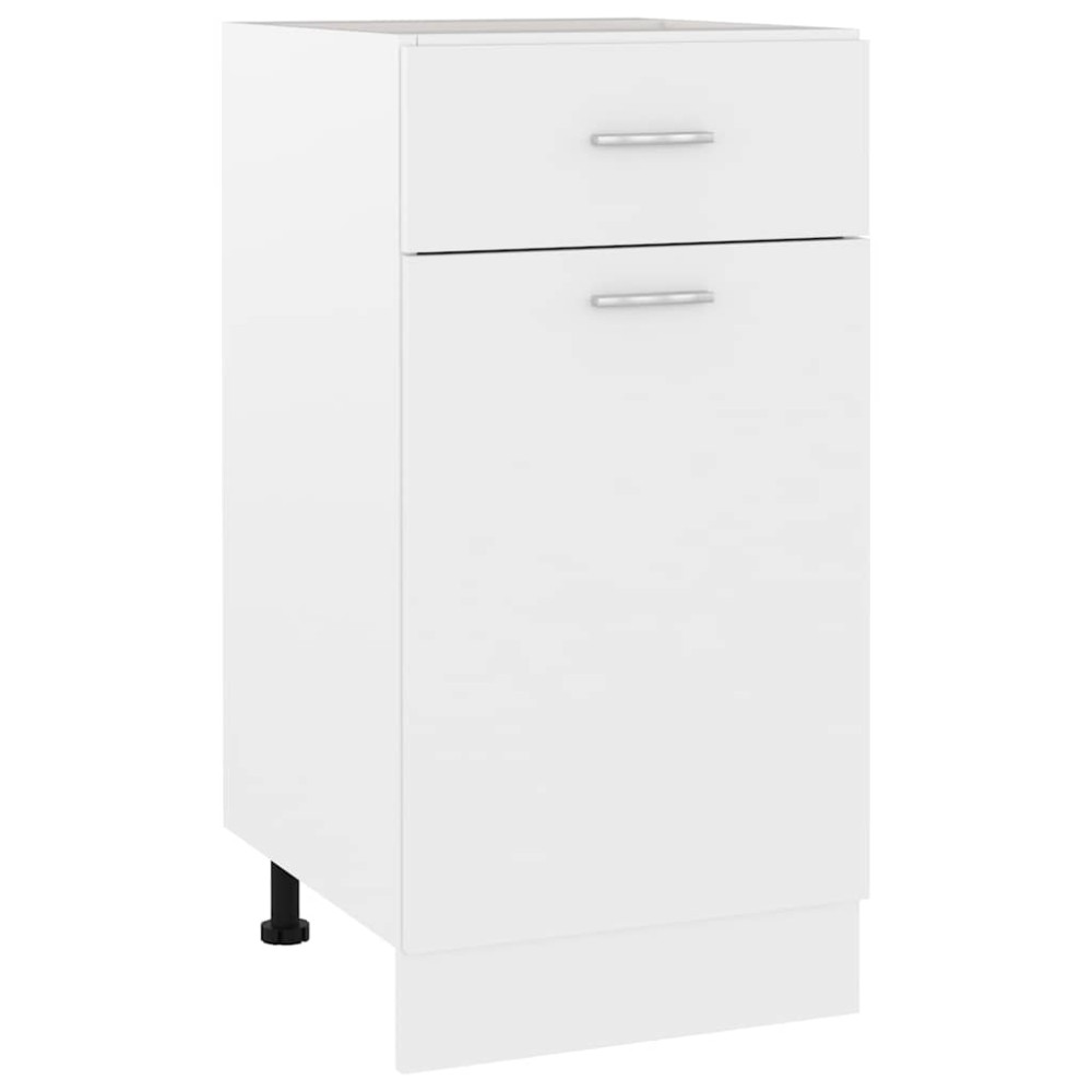 vidaXL Ντουλάπι με Συρτάρια "Lyon" Λευκό 40x46x81,5 εκ. από Τεχνητό Ξύλο