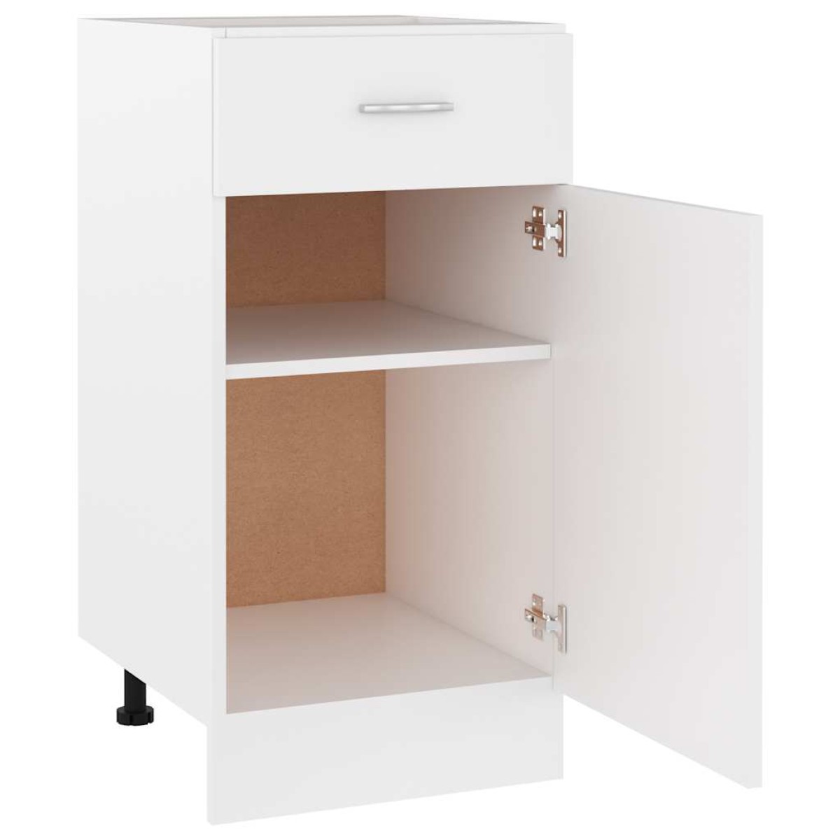 vidaXL Ντουλάπι με Συρτάρι Λευκό 40x46x81,5 εκ. Μοριοσανίδα