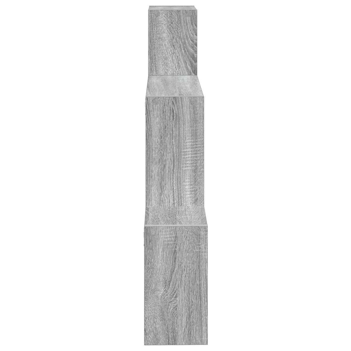 vidaXL Ράφι Τοίχου Επιτοίχιο Γκρι Sonoma 91,5 x 15 x 76 εκ