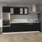 vidaXL Ντουλάπι με Συρτάρι Μαύρο 40x46x81,5 εκ. Μοριοσανίδα