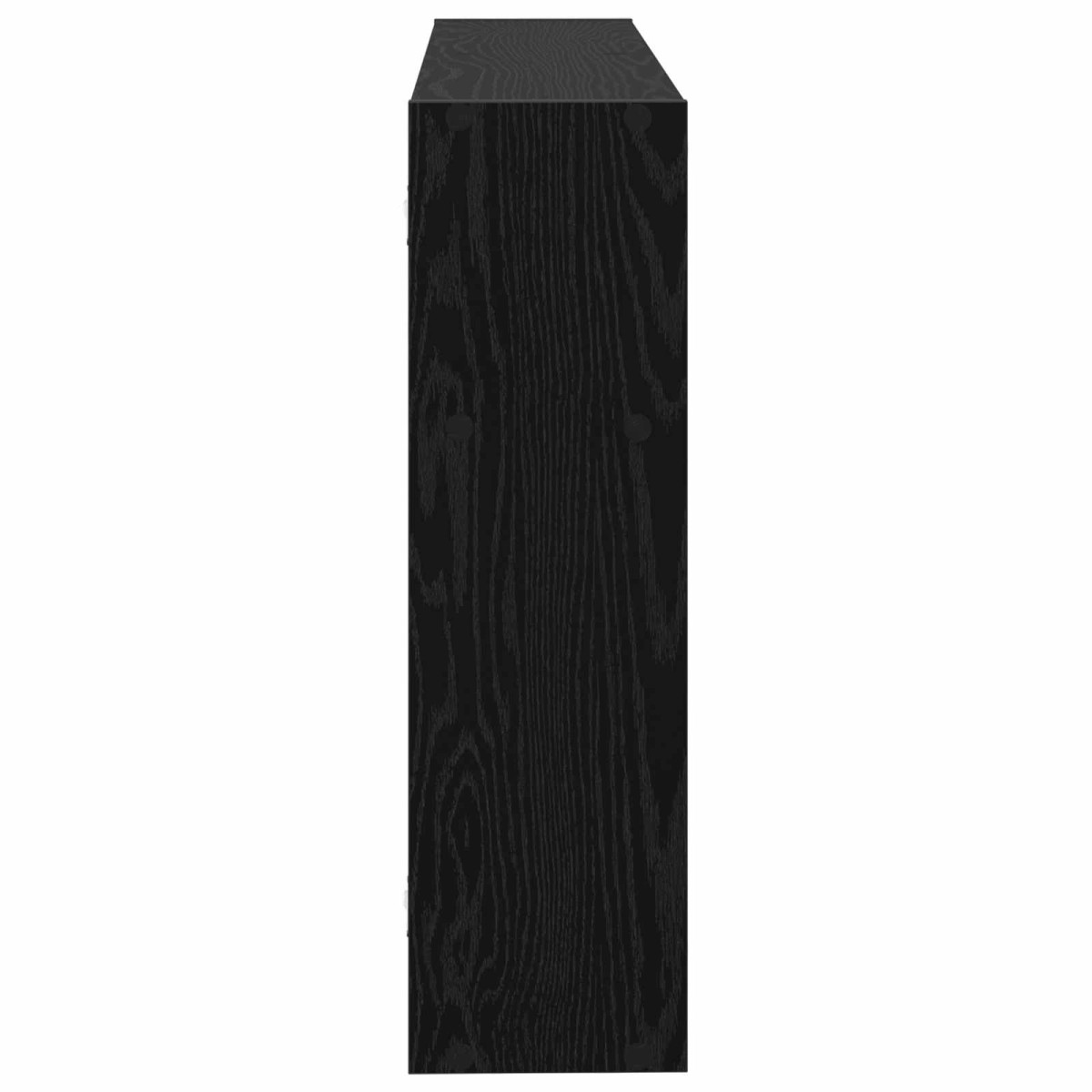 vidaXL Ράφι Τοίχου Επιτοίχιο Μαύρη Δρυς 95 x 20 x 69,5 εκ.