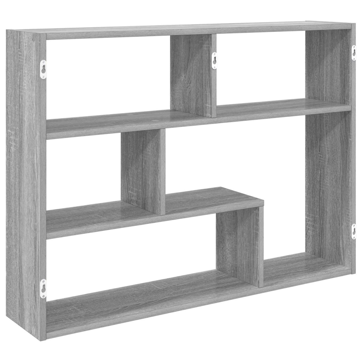 vidaXL Ράφι Τοίχου Επιτοίχιο Γκρι Sonoma 95 x 20 x 69,5 εκ.