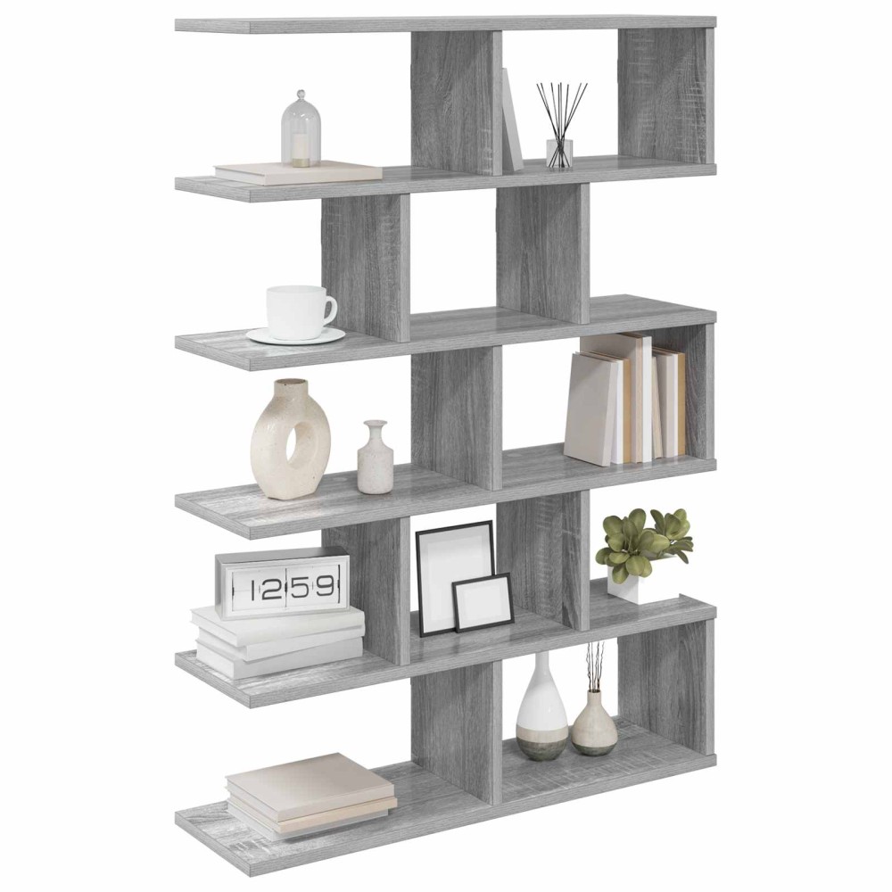 vidaXL Ράφι Τοίχου Γκρι Sonoma 70 x 20 x 100 εκ. Επεξεργασμένο Ξύλο