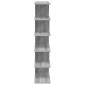vidaXL Ράφι Τοίχου Γκρι Sonoma 70 x 20 x 100 εκ. Επεξεργασμένο Ξύλο