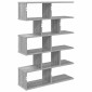 vidaXL Ράφι Τοίχου Γκρι Sonoma 70 x 20 x 100 εκ. Επεξεργασμένο Ξύλο