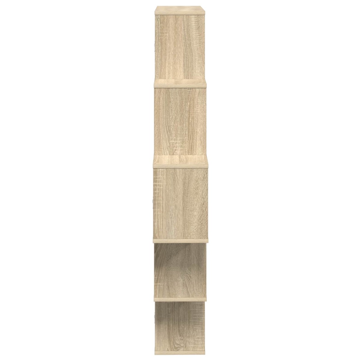 vidaXL Ράφι Τοίχου Sonoma Δρυς 120 x 20 x 136 εκ Επεξεργασμένο Ξύλο