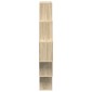 vidaXL Ράφι Τοίχου Sonoma Δρυς 120 x 20 x 136 εκ Επεξεργασμένο Ξύλο