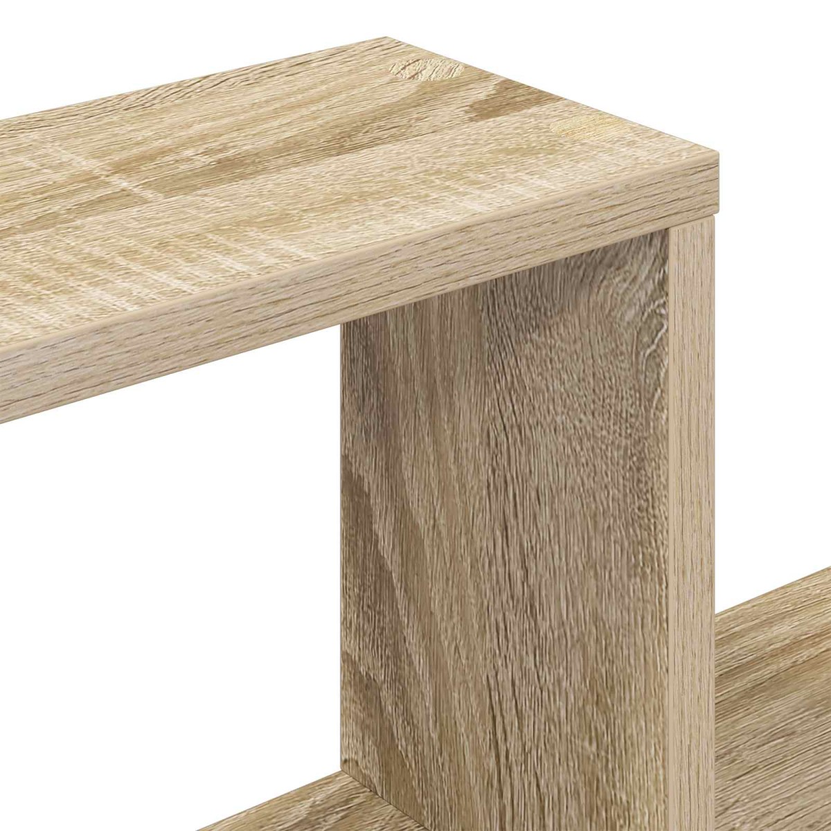 vidaXL Ράφι Τοίχου Sonoma Δρυς 120 x 20 x 136 εκ Επεξεργασμένο Ξύλο