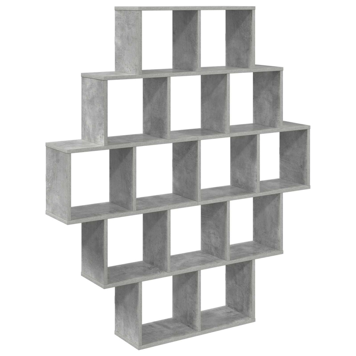vidaXL Ράφι Τοίχου Γκρι Σκυροδέματος 120 x 20 x 136 εκ