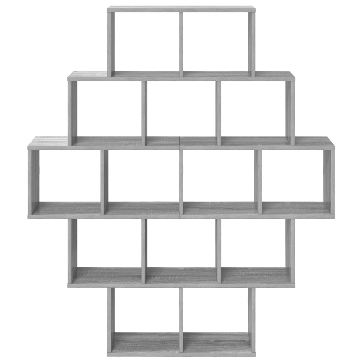 vidaXL Ράφι Τοίχου Γκρι Sonoma 120 x 20 x 136 εκ Επεξεργασμένο Ξύλο