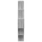vidaXL Ράφι Τοίχου Γκρι Sonoma 120 x 20 x 136 εκ Επεξεργασμένο Ξύλο