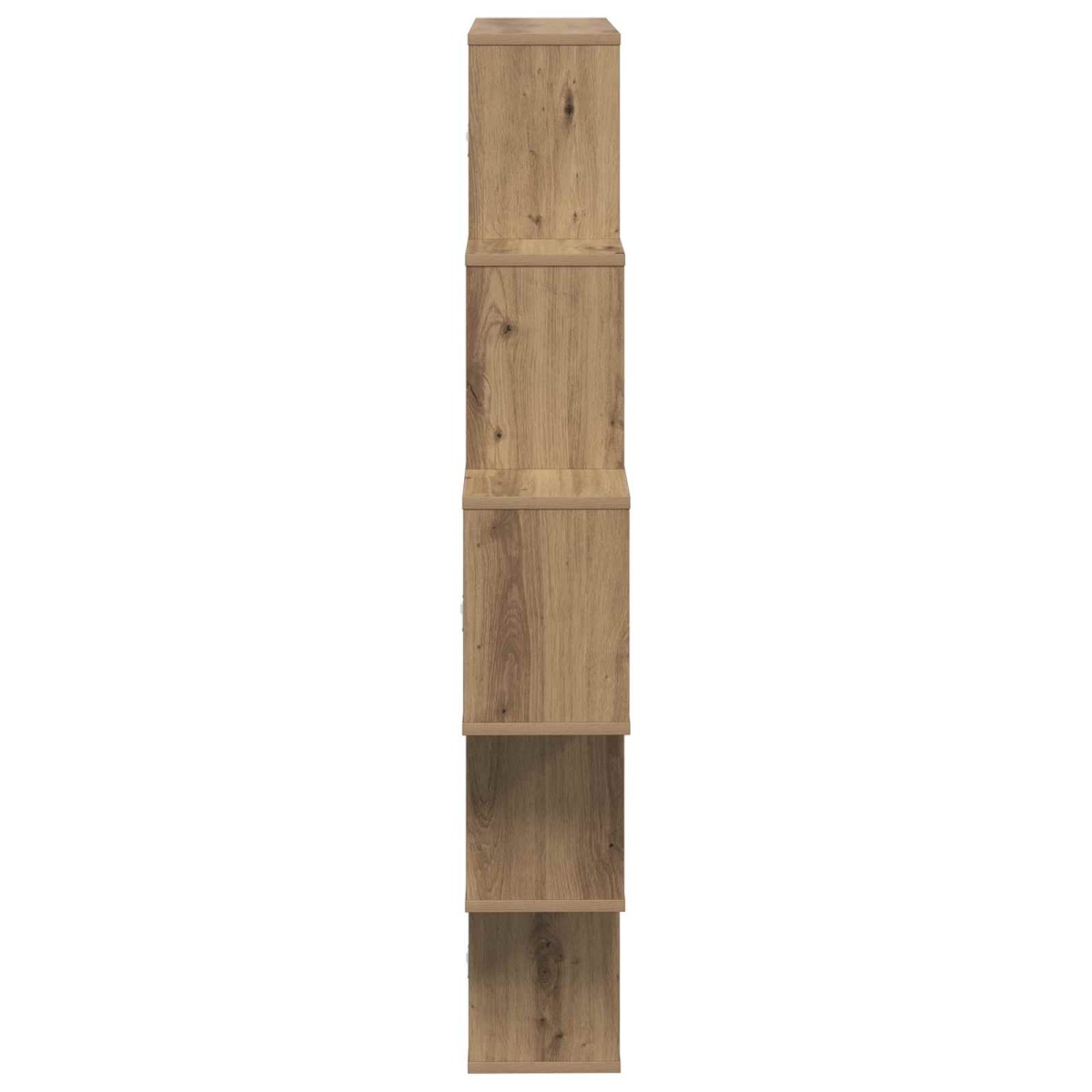 vidaXL Ράφι Τοίχου Artisan Δρυς 120 x 20 x 136 εκ Επεξεργασμένο Ξύλο