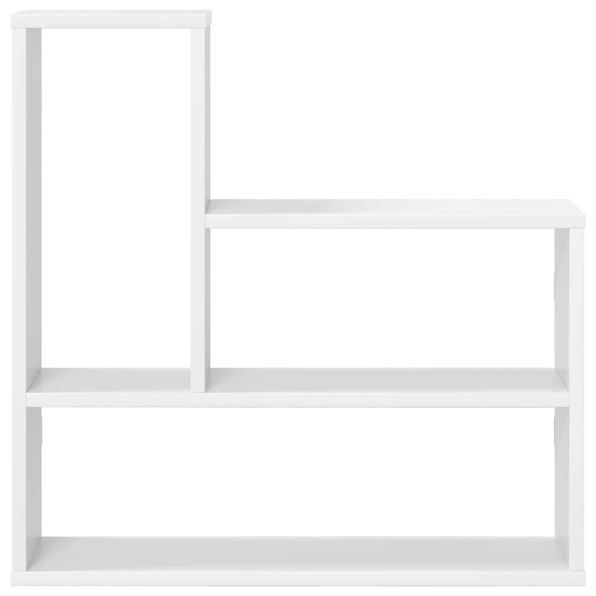 vidaXL Ράφι Τοίχου Λευκό 60 x 11 x 60 εκ. Επεξεργασμένο Ξύλο