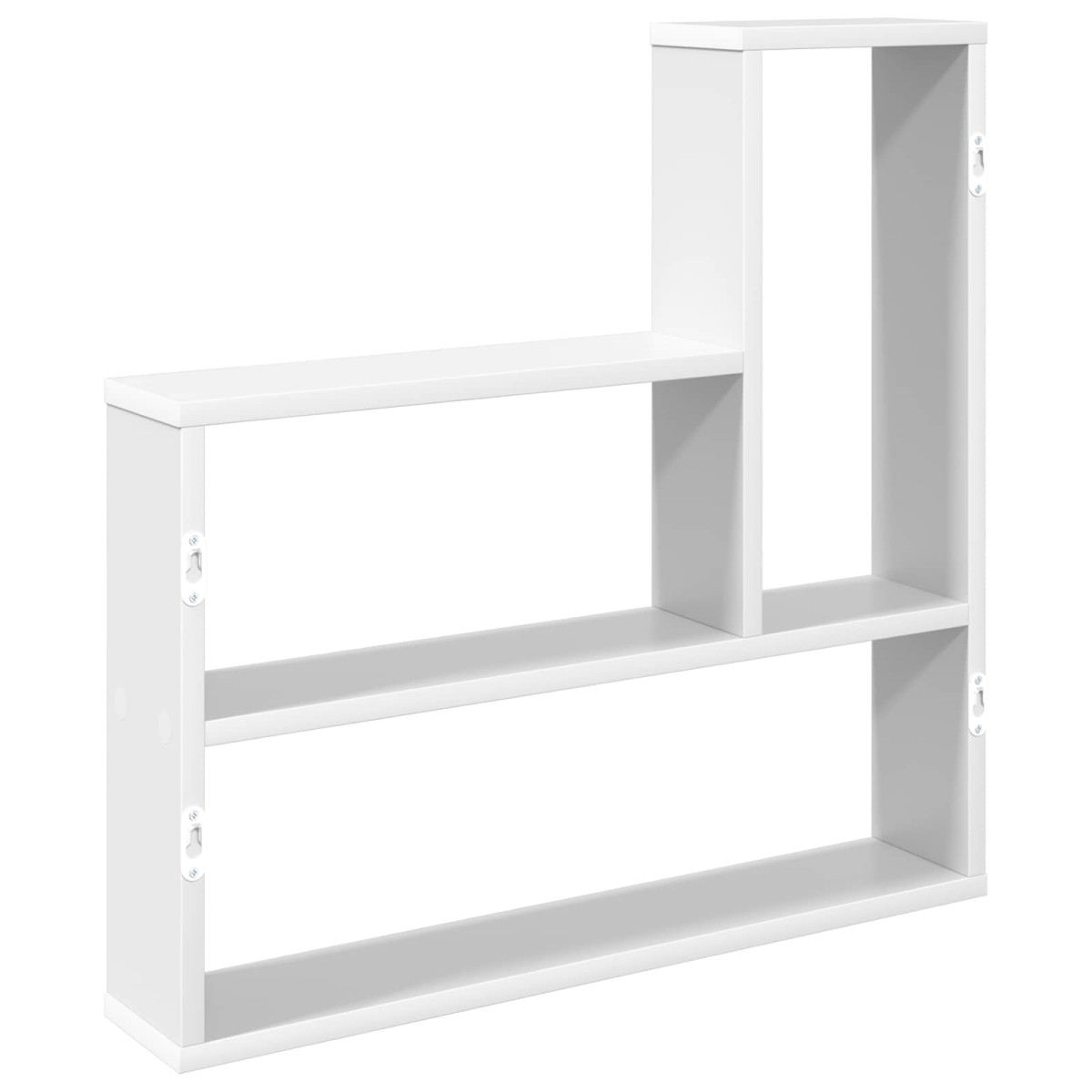 vidaXL Ράφι Τοίχου Λευκό 60 x 11 x 60 εκ. Επεξεργασμένο Ξύλο