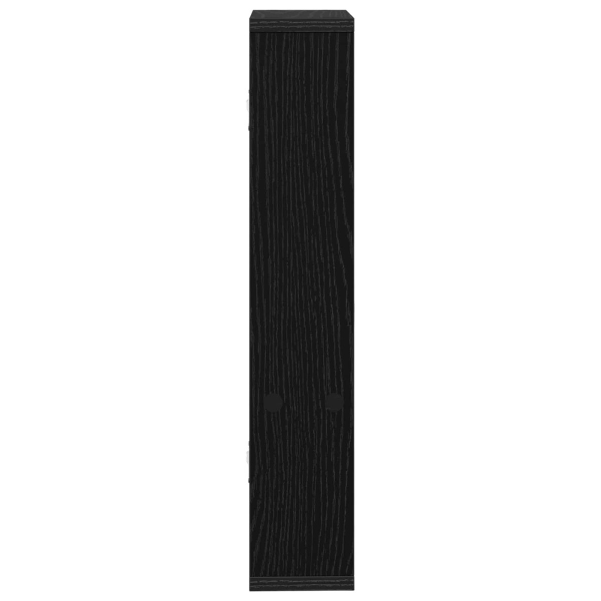 vidaXL Ράφι Τοίχου Μαύρη Δρυς 60 x 11 x 60 εκ. Επεξεργασμένο Ξύλο