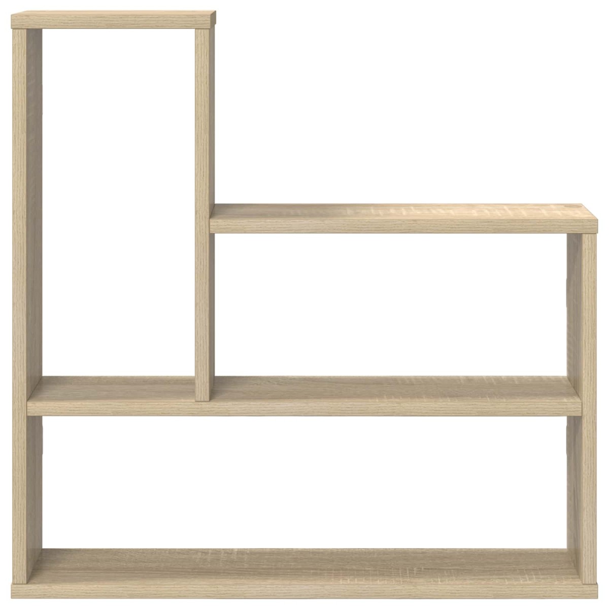 vidaXL Ράφι Τοίχου Sonoma Δρυς 60 x 11 x 60 εκ. Επεξεργασμένο Ξύλο