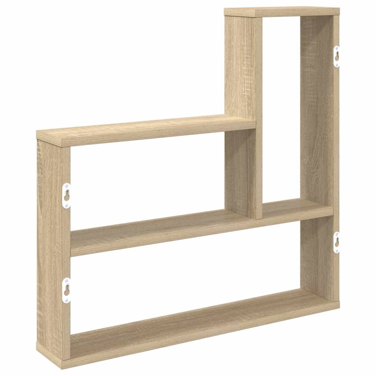 vidaXL Ράφι Τοίχου Sonoma Δρυς 60 x 11 x 60 εκ. Επεξεργασμένο Ξύλο