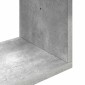 vidaXL Ράφι Τοίχου Γκρι Σκυροδέματος 60 x 11 x 60 εκ.
