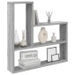 vidaXL Ράφι Τοίχου Γκρι Sonoma 60 x 11 x 60 εκ. Επεξεργασμένο Ξύλο