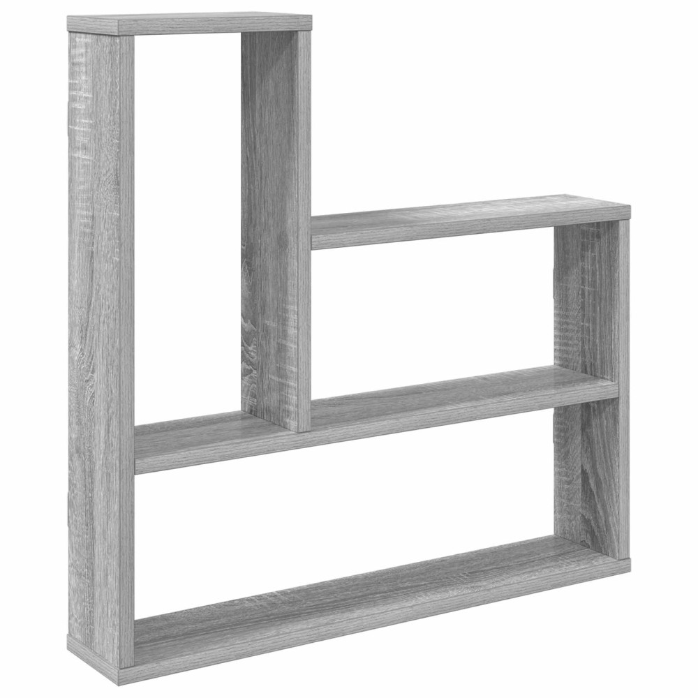 vidaXL Ράφι Τοίχου Γκρι Sonoma 60 x 11 x 60 εκ. Επεξεργασμένο Ξύλο