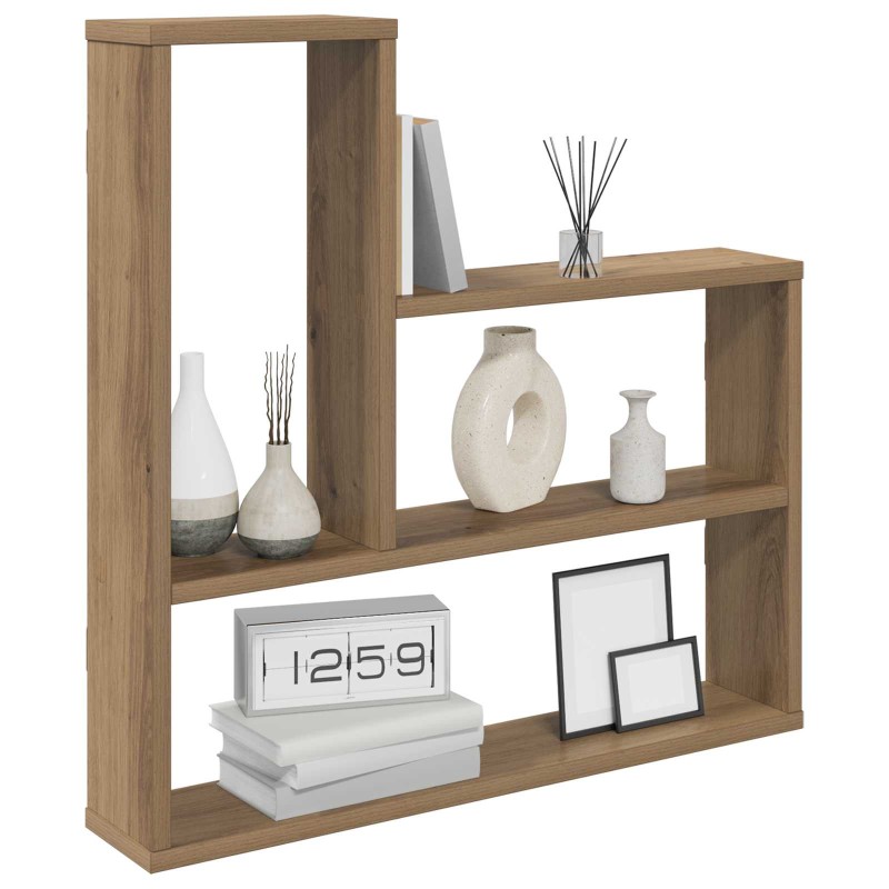 vidaXL Ράφι Τοίχου Artisan Δρυς 60 x 11 x 60 εκ. Επεξεργασμένο Ξύλο