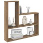 vidaXL Ράφι Τοίχου Artisan Δρυς 60 x 11 x 60 εκ. Επεξεργασμένο Ξύλο