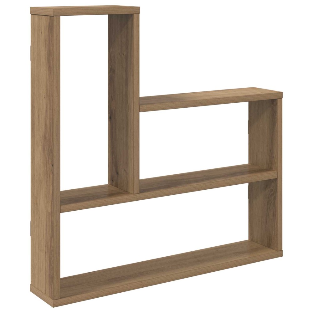 vidaXL Ράφι Τοίχου Artisan Δρυς 60 x 11 x 60 εκ. Επεξεργασμένο Ξύλο