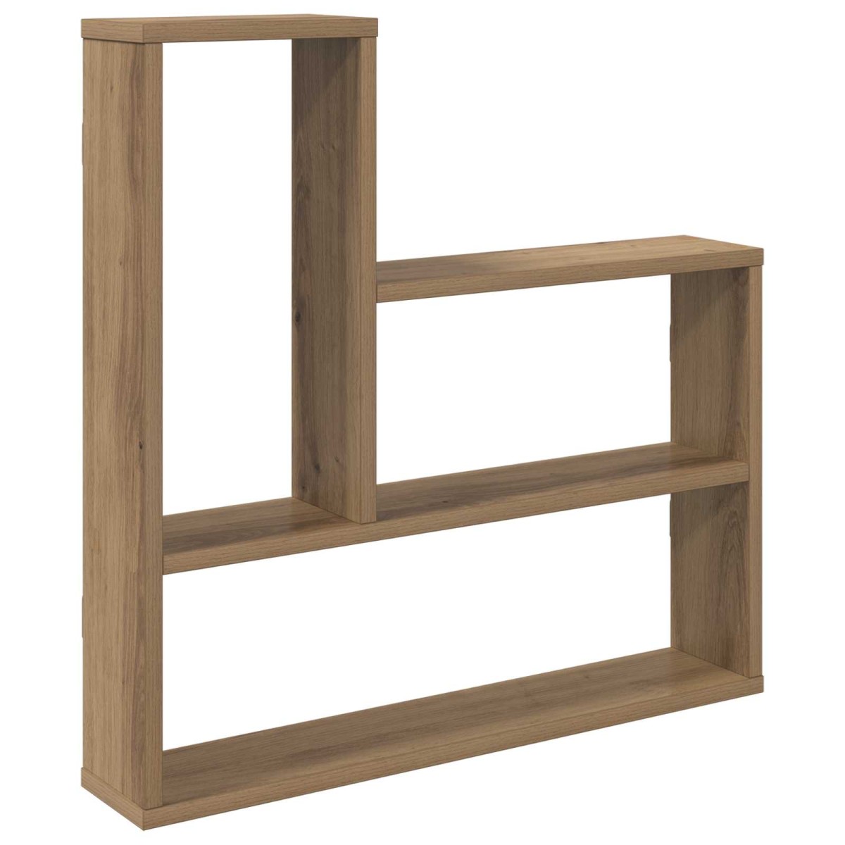 vidaXL Ράφι Τοίχου Artisan Δρυς 60 x 11 x 60 εκ. Επεξεργασμένο Ξύλο