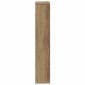 vidaXL Ράφι Τοίχου Artisan Δρυς 60 x 11 x 60 εκ. Επεξεργασμένο Ξύλο