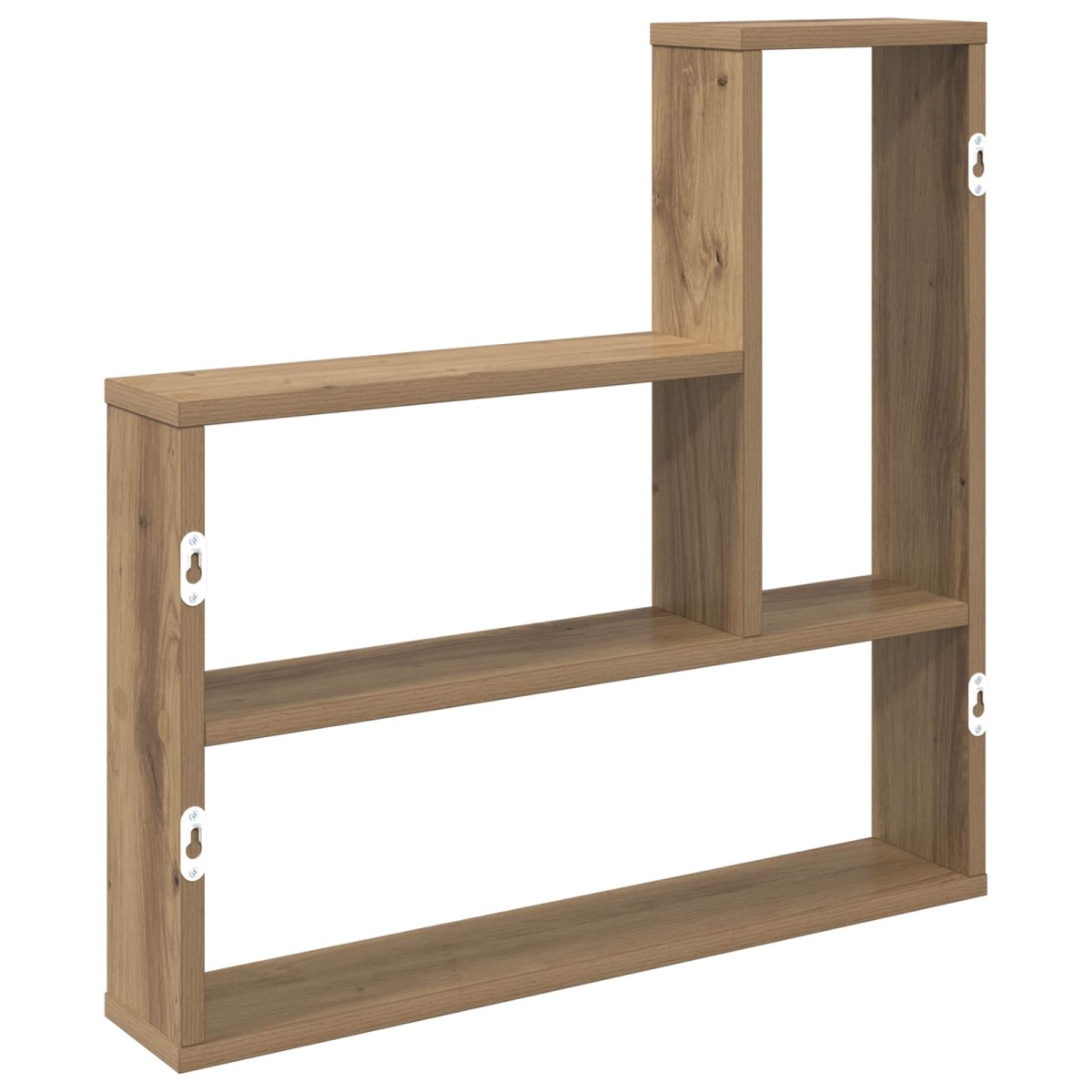 vidaXL Ράφι Τοίχου Artisan Δρυς 60 x 11 x 60 εκ. Επεξεργασμένο Ξύλο