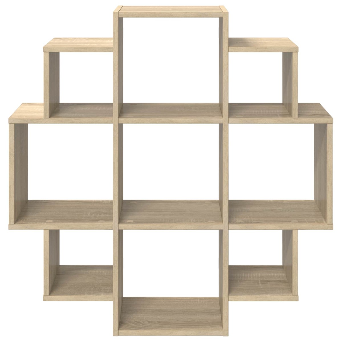 vidaXL Ράφι Τοίχου Sonoma Δρυς 90 x 25 x 90 εκ. Επεξεργασμένο Ξύλο