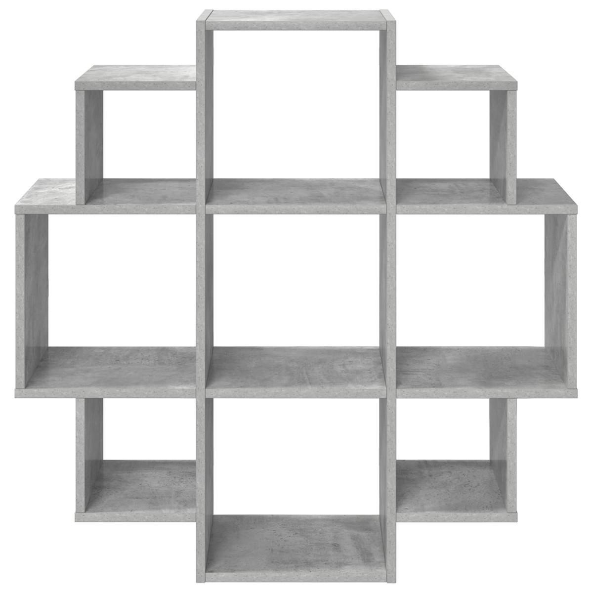 vidaXL Ράφι Τοίχου Γκρι Σκυροδέματος 90 x 25 x 90 εκ.