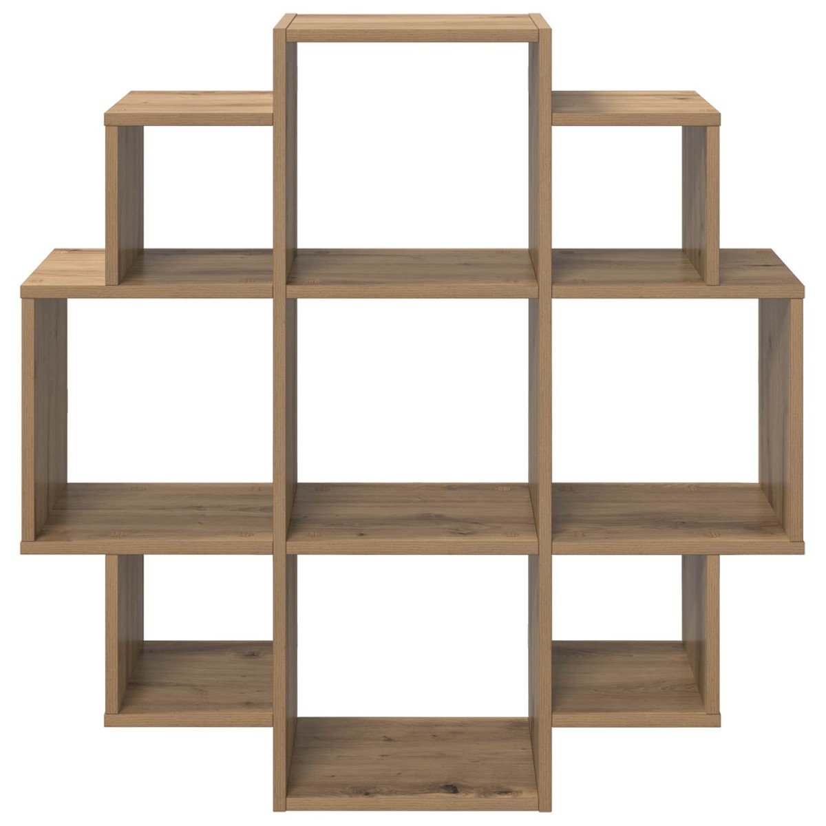 vidaXL Ράφι Τοίχου Artisan Δρυς 90 x 25 x 90 εκ. Επεξεργασμένο Ξύλο