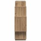 vidaXL Ράφι Τοίχου Artisan Δρυς 90 x 25 x 90 εκ. Επεξεργασμένο Ξύλο