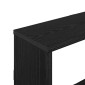 vidaXL Ράφι Τοίχου Μαύρη Δρυς 122 x 18 x 60 εκ. Επεξεργασμένο Ξύλο
