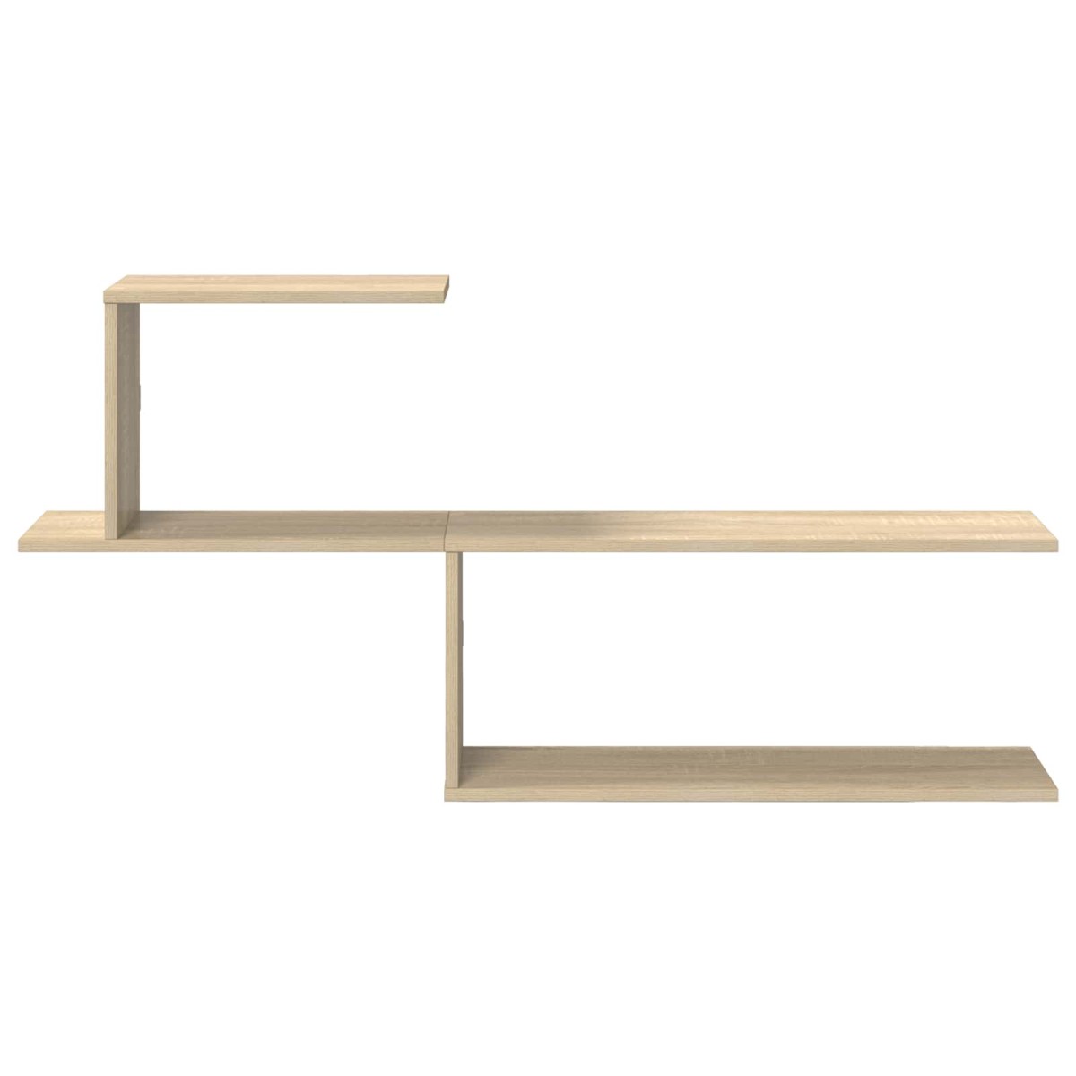 vidaXL Ράφι Τοίχου Sonoma Δρυς 122 x 18 x 60 εκ. Επεξεργασμένο Ξύλο