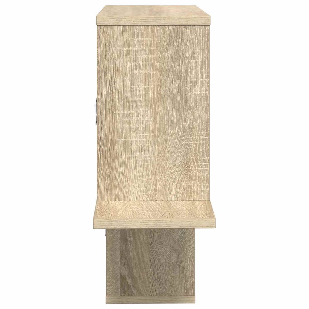 vidaXL Ράφι Τοίχου Sonoma Δρυς 122 x 18 x 60 εκ. Επεξεργασμένο Ξύλο