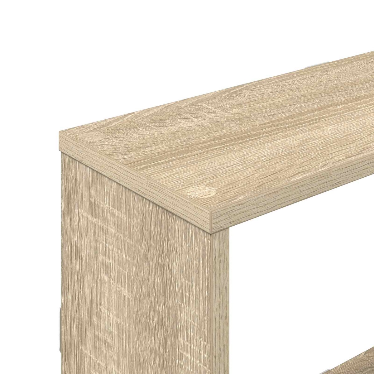vidaXL Ράφι Τοίχου Sonoma Δρυς 122 x 18 x 60 εκ. Επεξεργασμένο Ξύλο