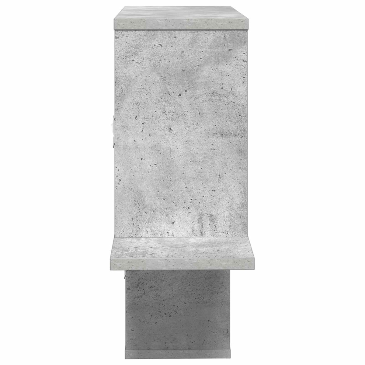 vidaXL Ράφι Τοίχου Γκρι Σκυροδέματος 122 x 18 x 60 εκ.