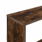 vidaXL Ράφι Τοίχου Καπνισμένο Ξύλο Δρυός 122 x 18 x 60 εκ.