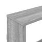 vidaXL Ράφι Τοίχου Γκρι Sonoma 122 x 18 x 60 εκ. Επεξεργασμένο Ξύλο