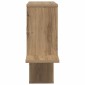 vidaXL Ράφι Τοίχου Artisan Δρυς 122 x 18 x 60 εκ. Επεξεργασμένο Ξύλο