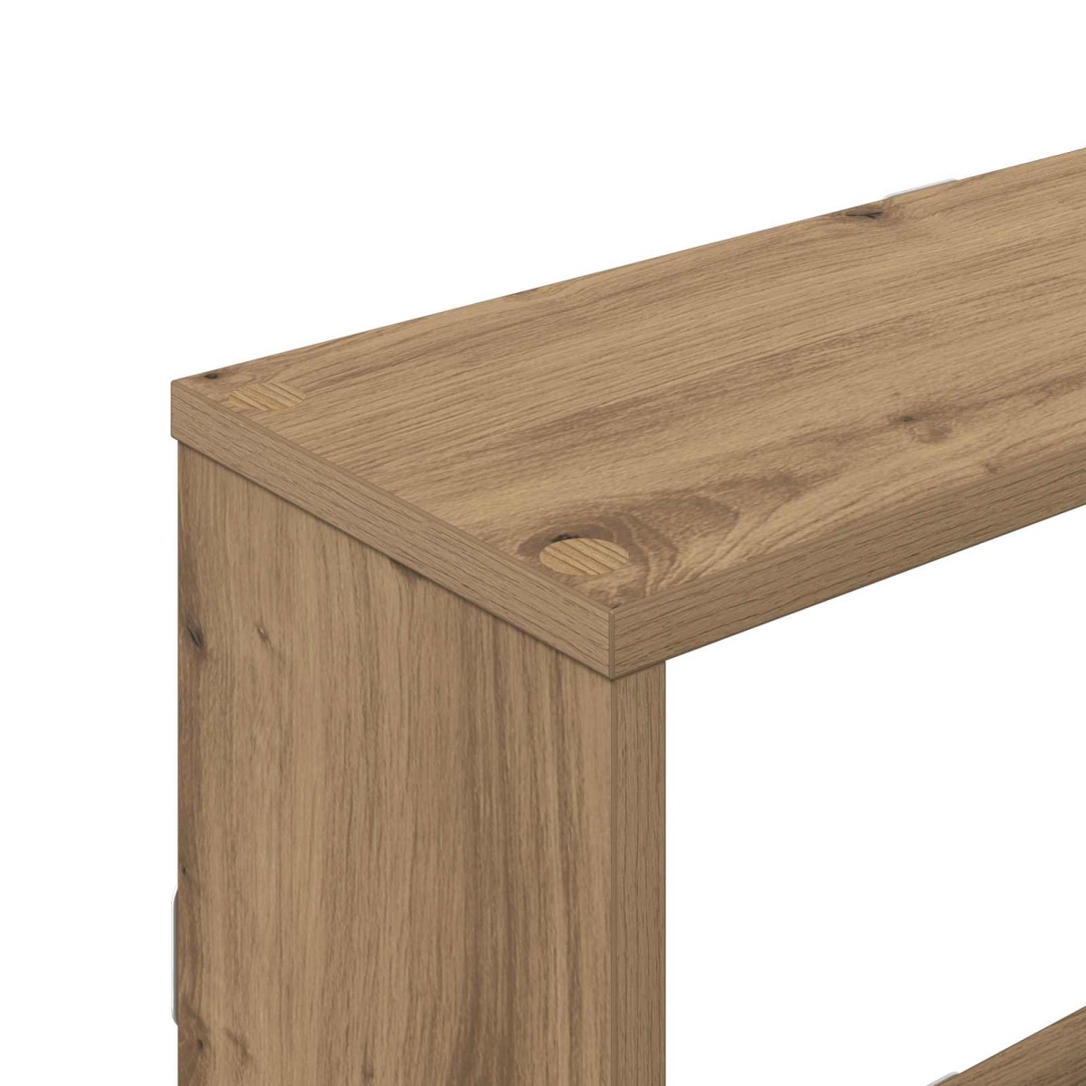 vidaXL Ράφι Τοίχου Artisan Δρυς 122 x 18 x 60 εκ. Επεξεργασμένο Ξύλο