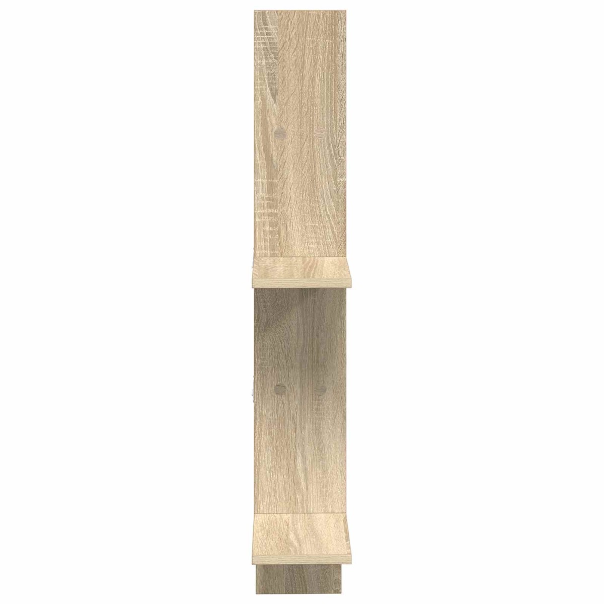 vidaXL Ράφι Τοίχου Sonoma Δρυς 61 x 15 x 102 εκ Επεξεργασμένο Ξύλο