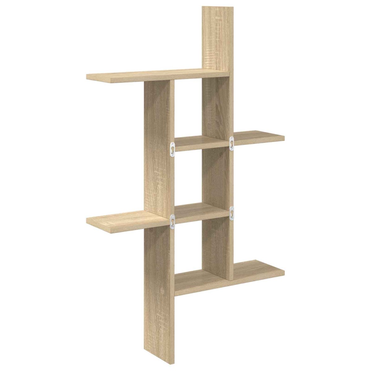 vidaXL Ράφι Τοίχου Sonoma Δρυς 61 x 15 x 102 εκ Επεξεργασμένο Ξύλο